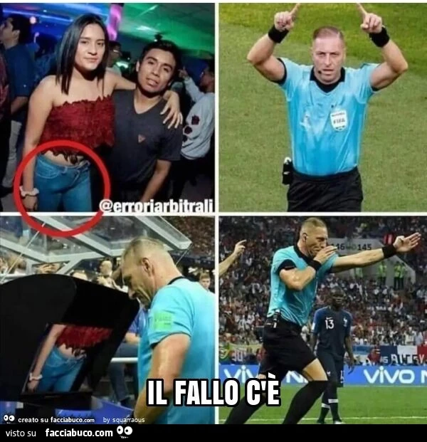 Il fallo c'è