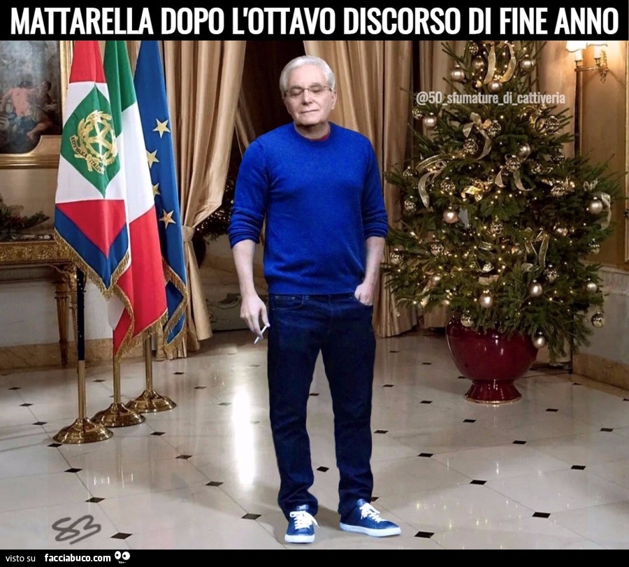 MATTARELLA DOPO L'OTTAVO DISCORSO DI FINE ANNO