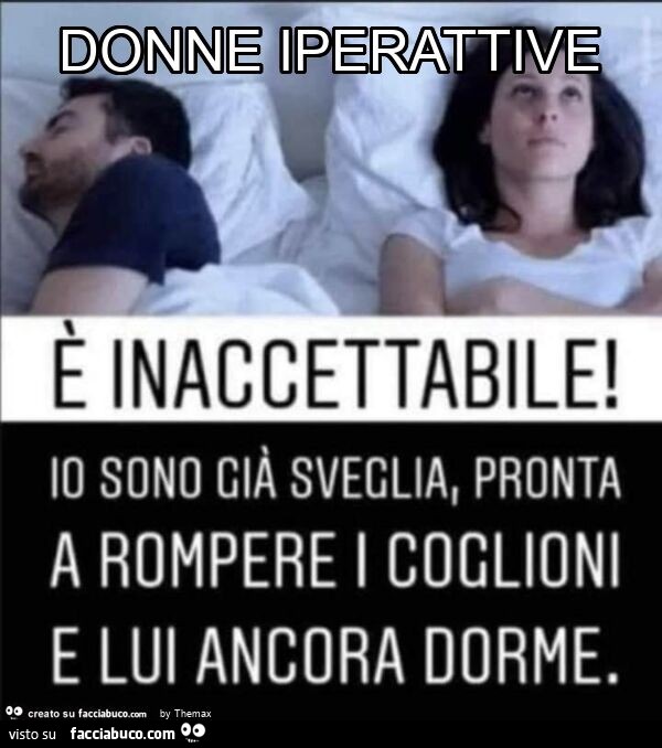 Donne iperattive