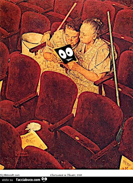 Quel che rimane del giorno, a fine spettacolo, a sipario calato… N. R. Charwomen in Theater