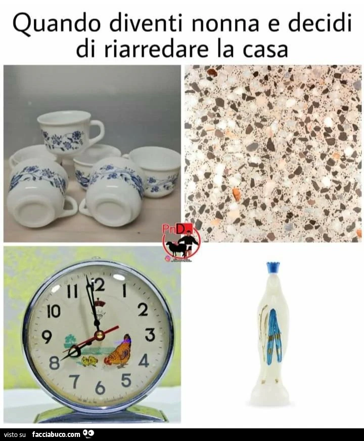 Quando diventi nonna e decidi di riarredare la casa