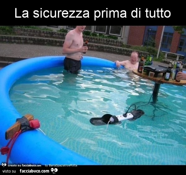 La sicurezza prima di tutto