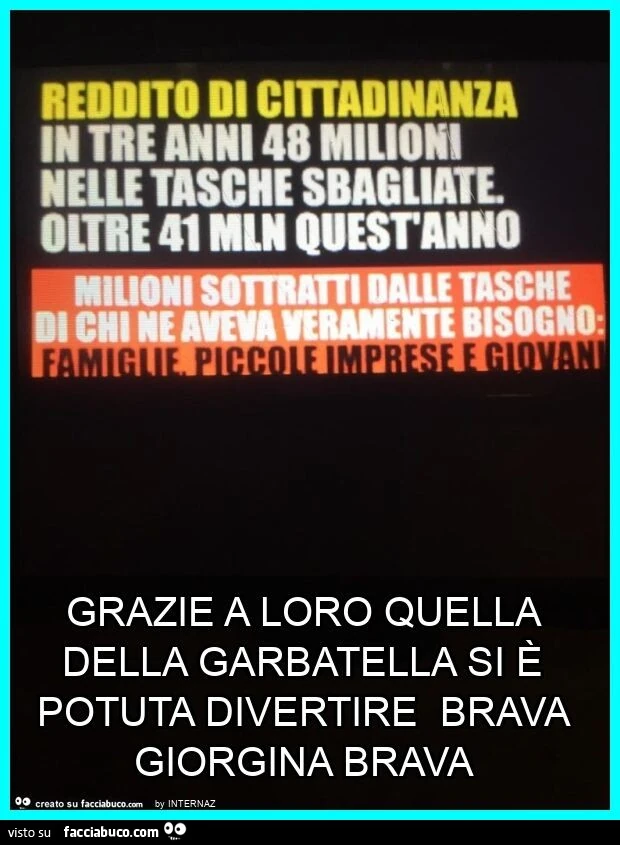 Grazie a loro quella della garbatella si è potuta divertire brava giorgina brava