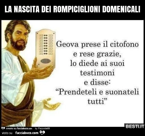 La nascita dei rompiciglioni domenicali