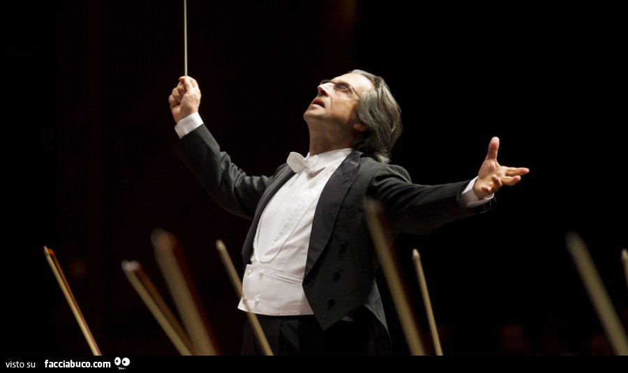 Riccardo Muti maestro d'orchestra