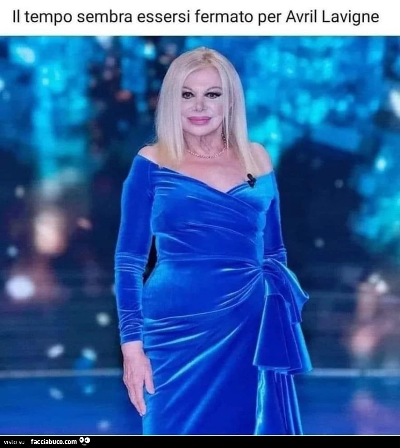 Il tempo sembra essersi fermato per avril lavigne