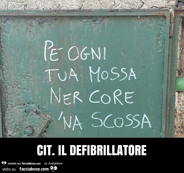 Cit. Il defibrillatore