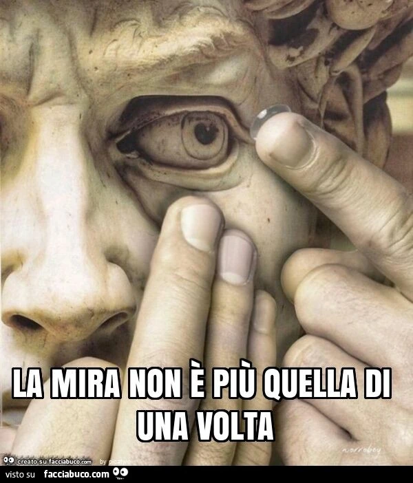 La mira non รจ piรน quella di una volta