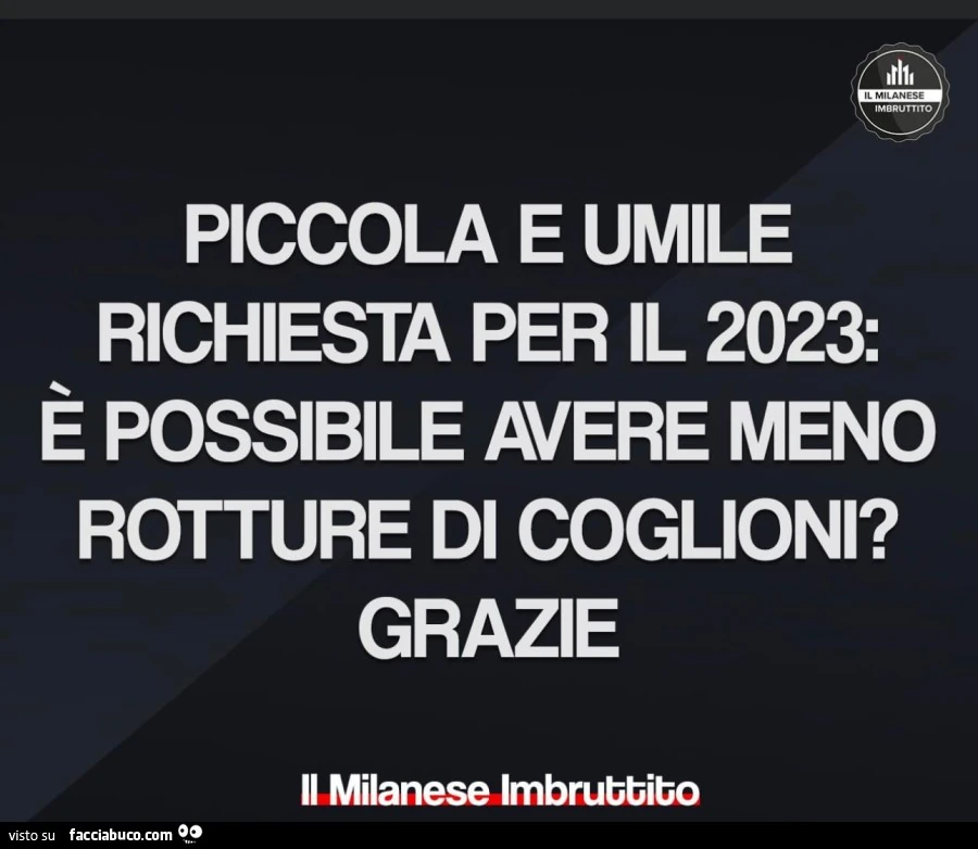 Richiesta 2023