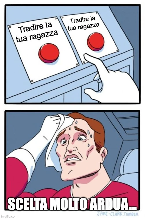 Meme: Tradire la tua ragazza? O Tradire la tua ragazza?