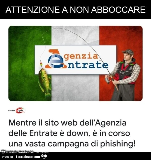 Attenzione a non abboccare