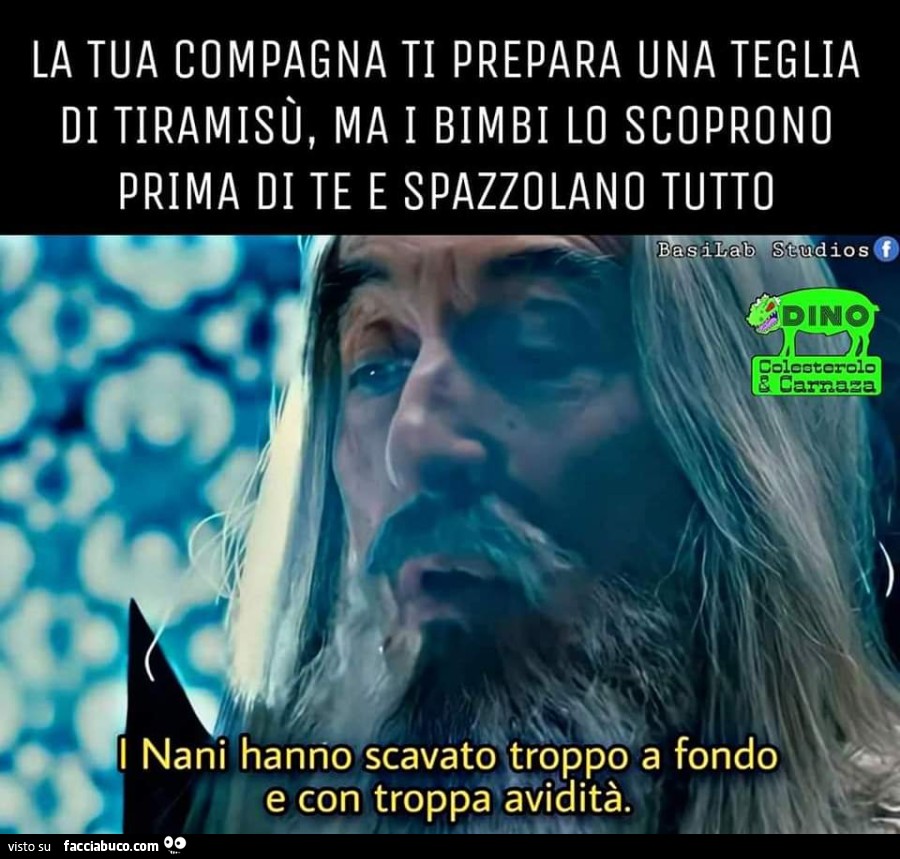 La tua compagna ti prepara una teglia di tiramisù Ma i bimbi lo scoprono prima di te e spazzolano tutto