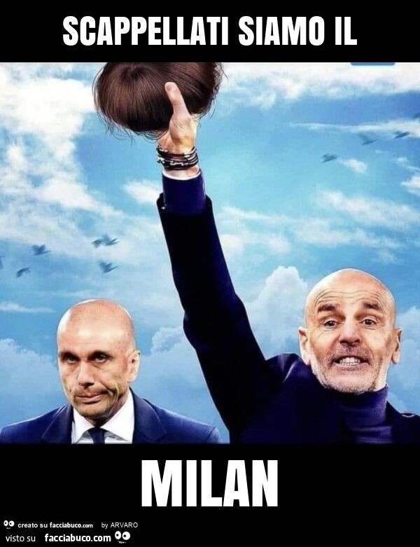 Scappellati siamo il milan