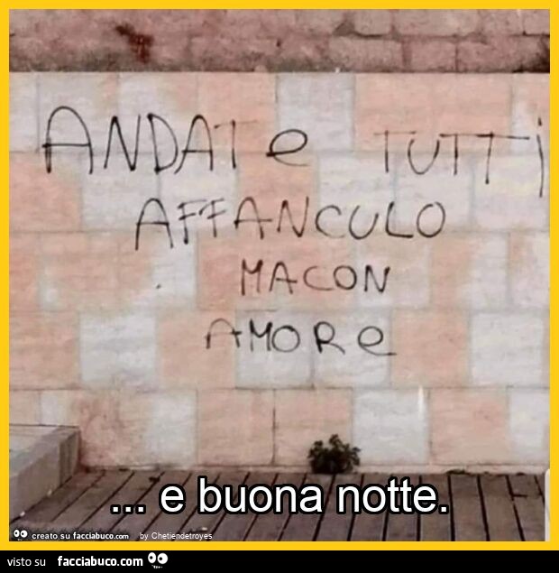 E buona notte