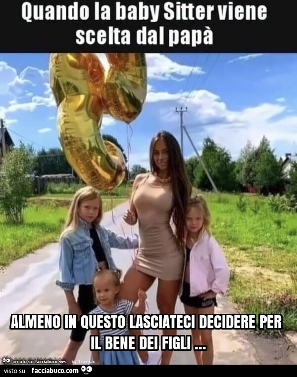Almeno in questo lasciateci decidere per il bene dei figli …