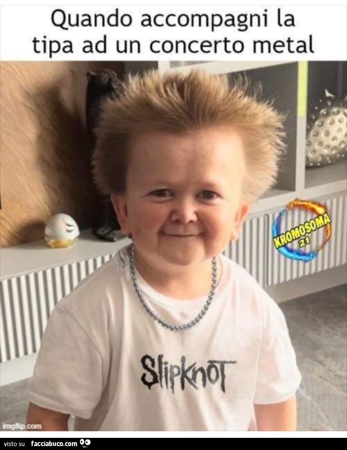Quando accompagni la tipa ad un concerto metal