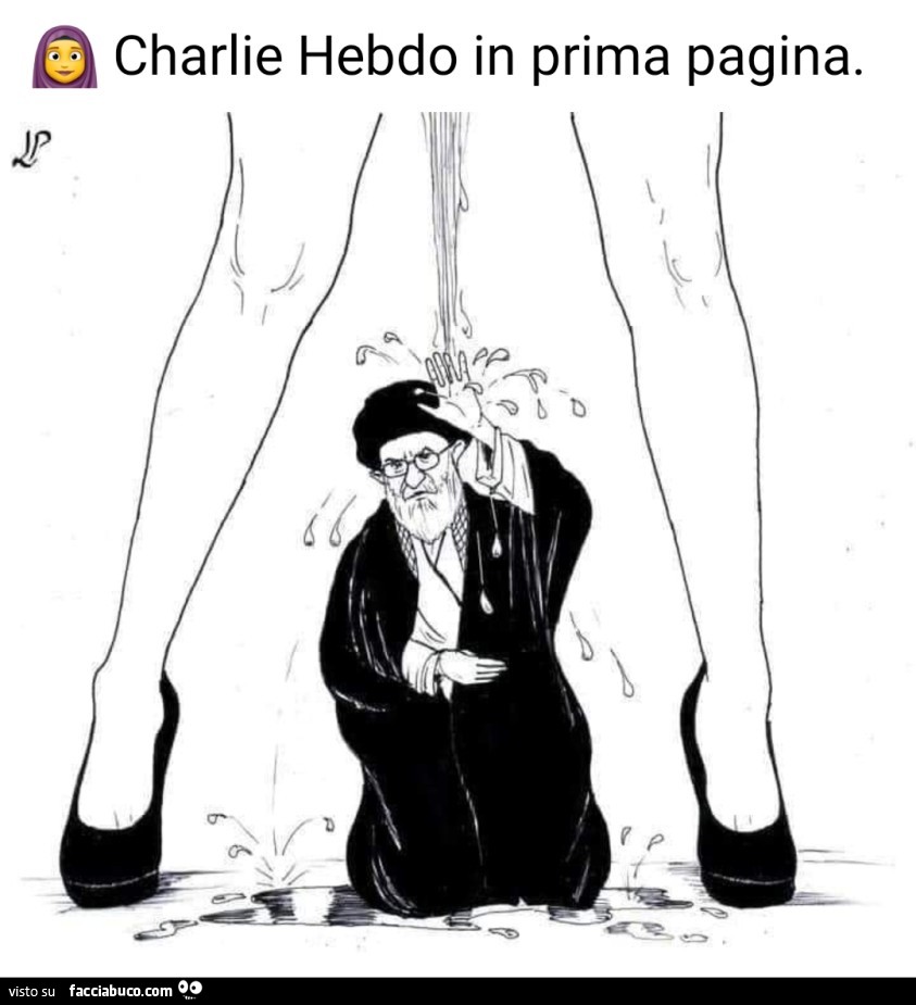 Charlie hebdo in prima pagina