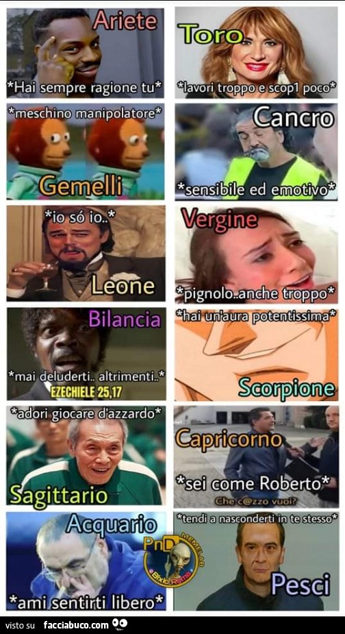 Oroscopo dei meme