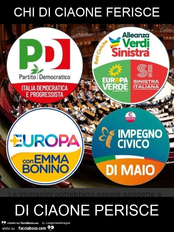 Chi di ciaone ferisce di ciaone perisce