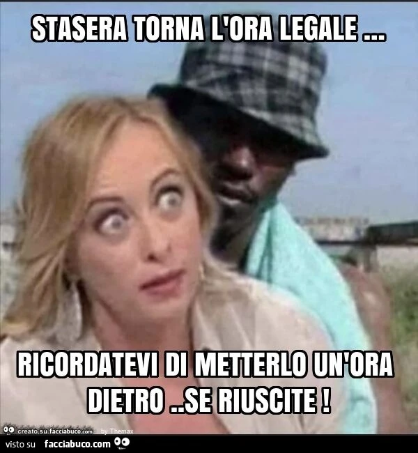 Stasera torna l'ora legale &hellip; ricordatevi di metterlo un'ora dietro. Se riuscite