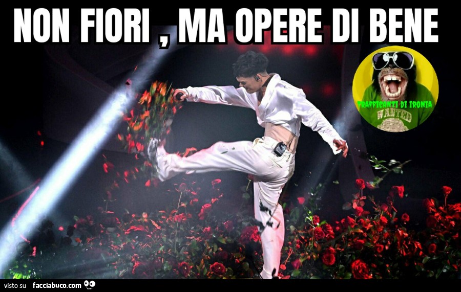 Non fiori ma opere di bene
