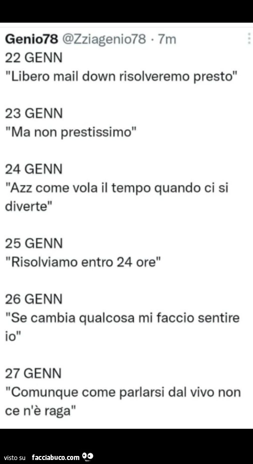 Libero mail down risolveremo presto
