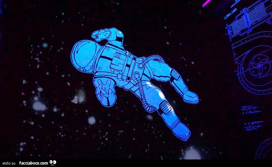 Astronauta stilizzato