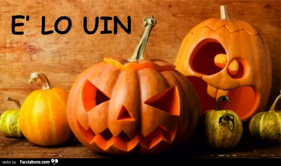 Halloween è lo uin