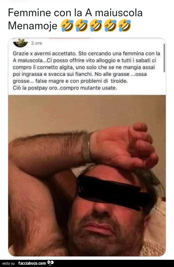 Femmine con la A maiuscola menamoje