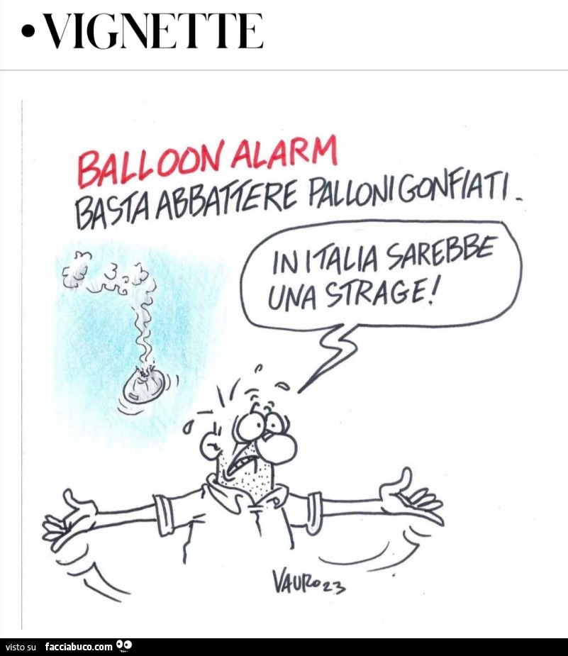Balloon alarm basta abbattere palloni gonfiati. In italia sarebbe una strage
