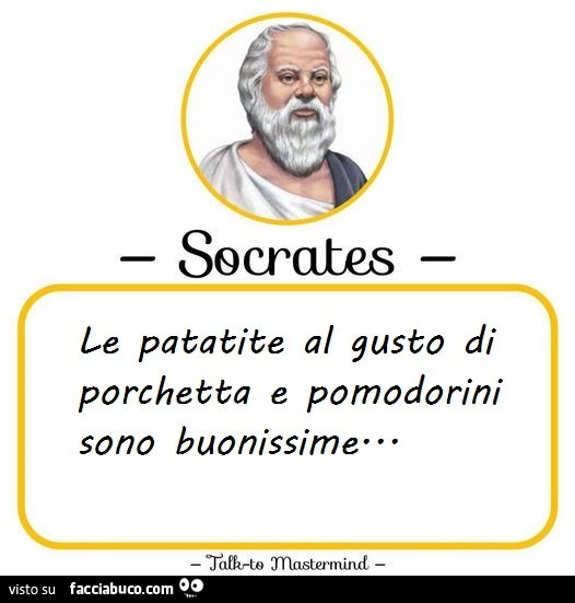Socrates le patatite al gusto di porchetta e pomodorini sono buonissime