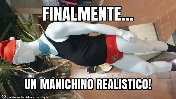 Finalmente&hellip; un manichino realistico