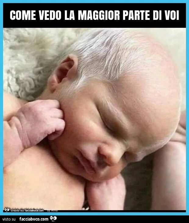 Come vedo la maggior parte di voi