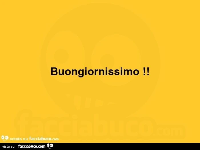 Buongiornissimo