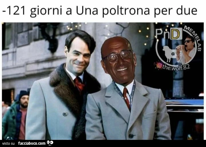 121 giorni a una poltrona per due