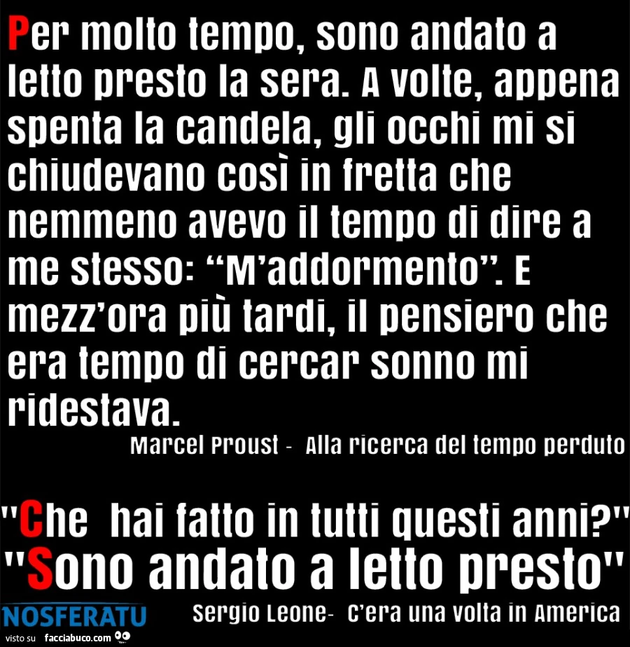 Che hai fatto in tutti questi anni?