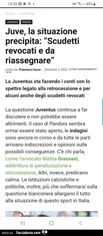La situazione precipita: scudetti revocati e da riassegnare