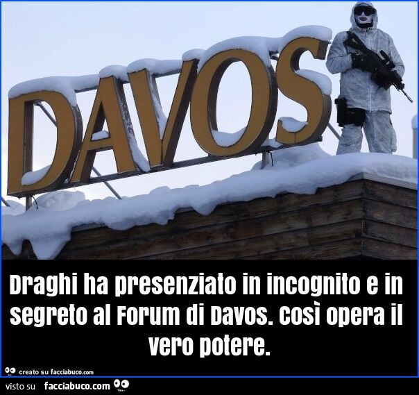 DRAGHI A DAVOS