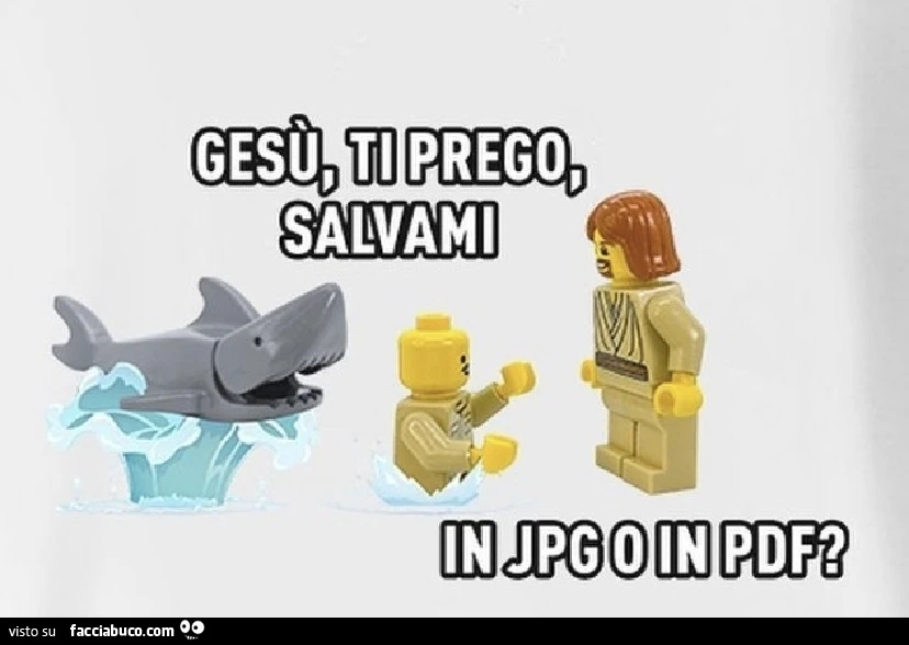 Gesù, ti prego, salvami. In jpg o in pdf?