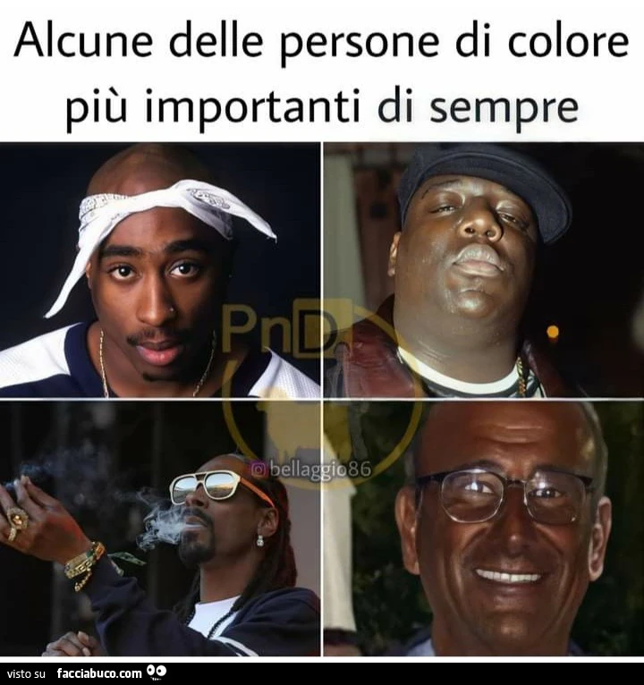 Alcune delle persone di colore più importanti di sempre