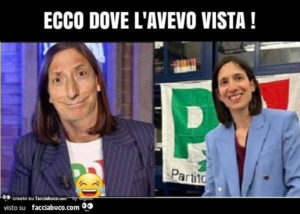 Ecco dove l'avevo vista