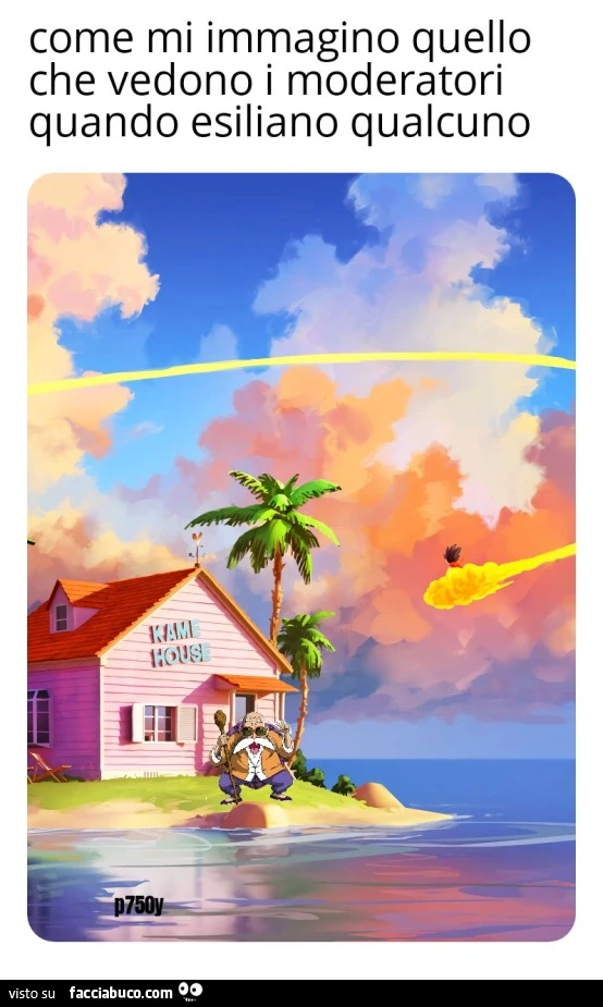 Dragonball esiliare bannare moderatore