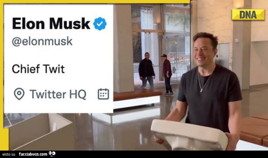 Elon Musk Twitter Chief Twit let that sink in