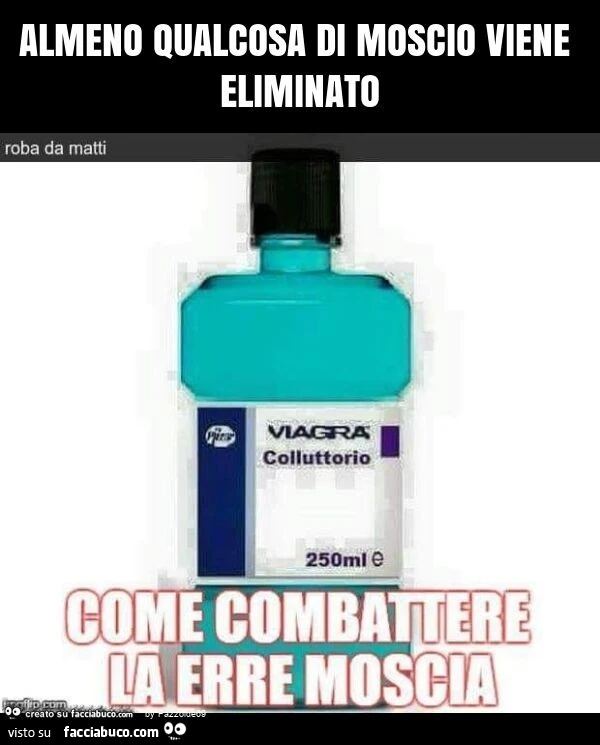 Almeno qualcosa di moscio viene eliminato