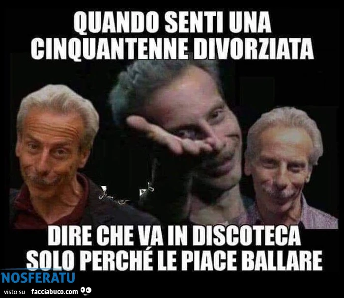 Quando senti una cinquantenne divorziata dire