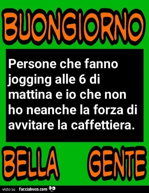 Persone che fanno jogging alle 6 di mattina