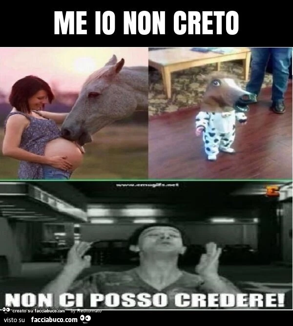 Me io non creto