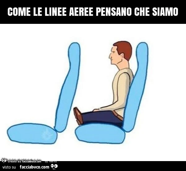 Come le linee aeree pensano che siamo