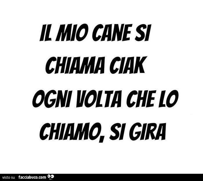 Ogni Volta Che Gira Cambia Nome