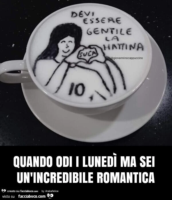 Quando odi i lunedì ma sei un'incredibile romantica